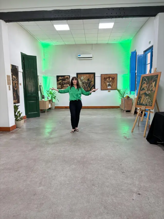 Muestra Miradas orgánicas, vista de sala