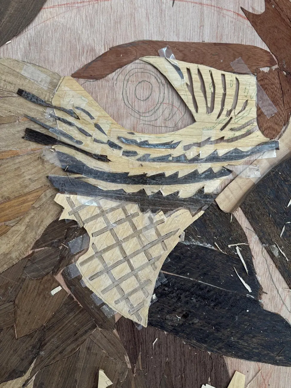 El silencio del plumaje, detalle 1